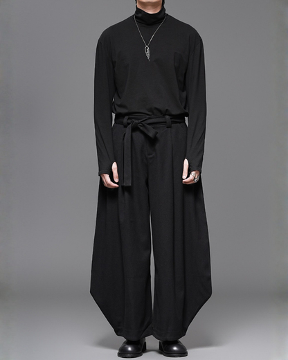 Minimalist Japanese Darkwear Winter Men&