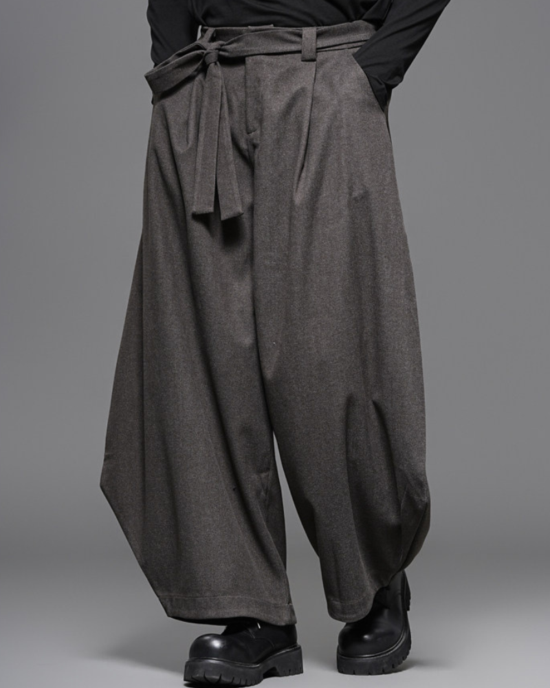 Minimalist Japanese Darkwear Winter Men&