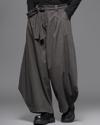 Minimalist Japanese Darkwear Winter Men&