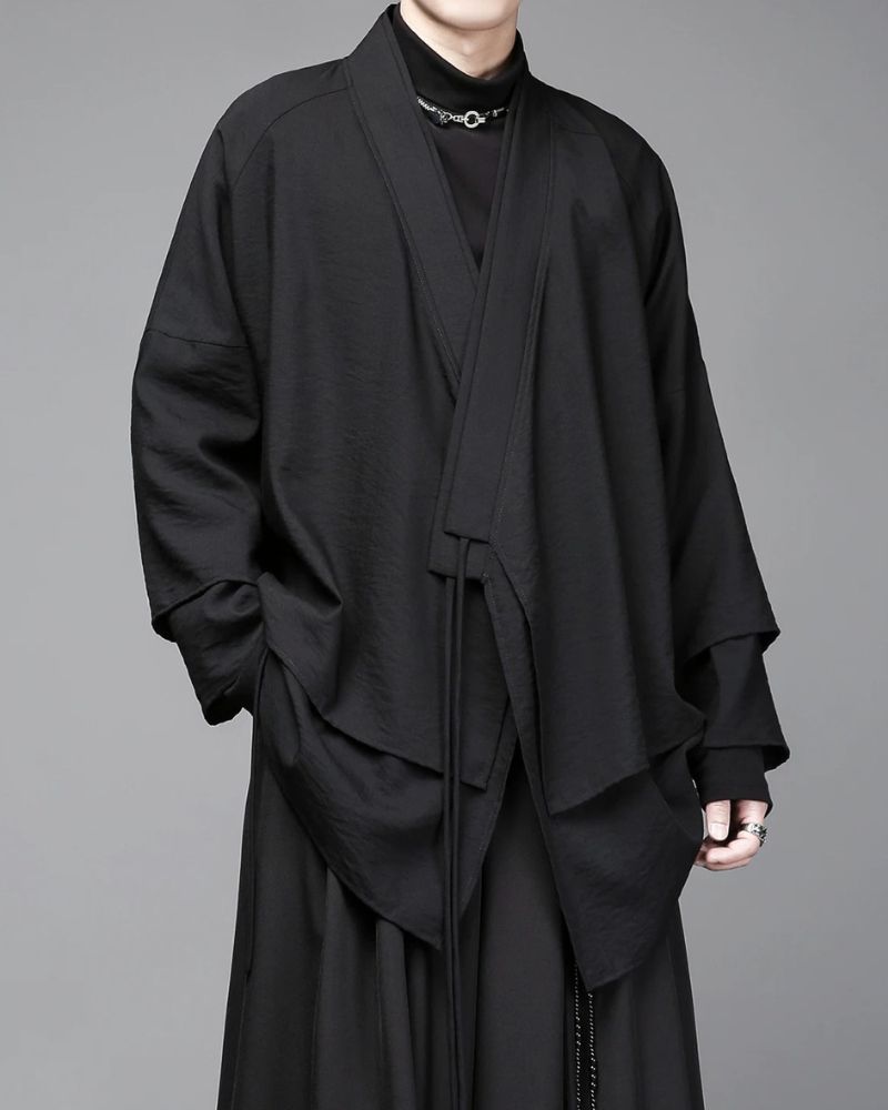 Modern Japanese Fake Two-piece Samurai Coat