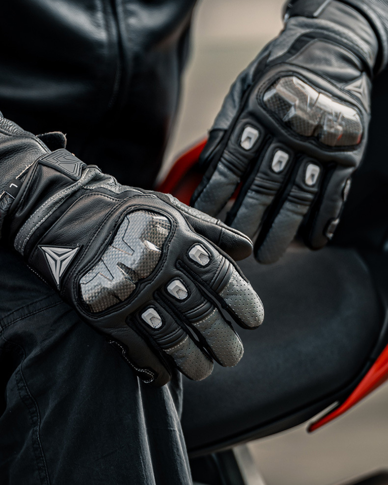 Motorcycle Riding Genuine Leather Breathable Gloves