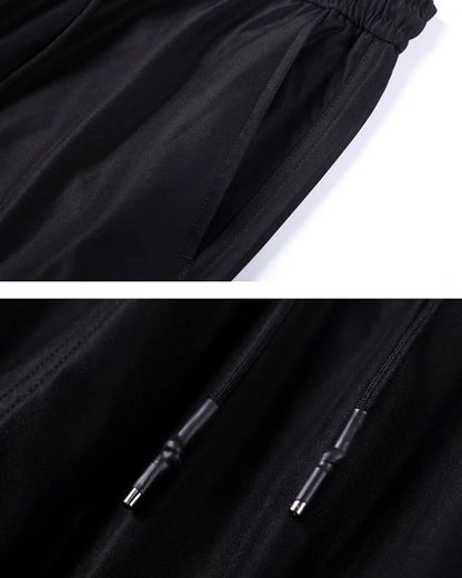 Techwear Women Black Slim Cargo Pants