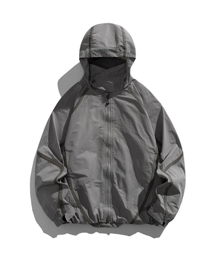 Mountain-style Functional Outdoor Unisex Windproof Jacket