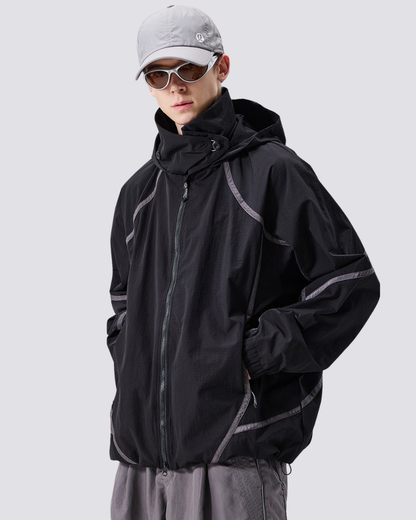 Mountain-style Functional Outdoor Unisex Windproof Jacket