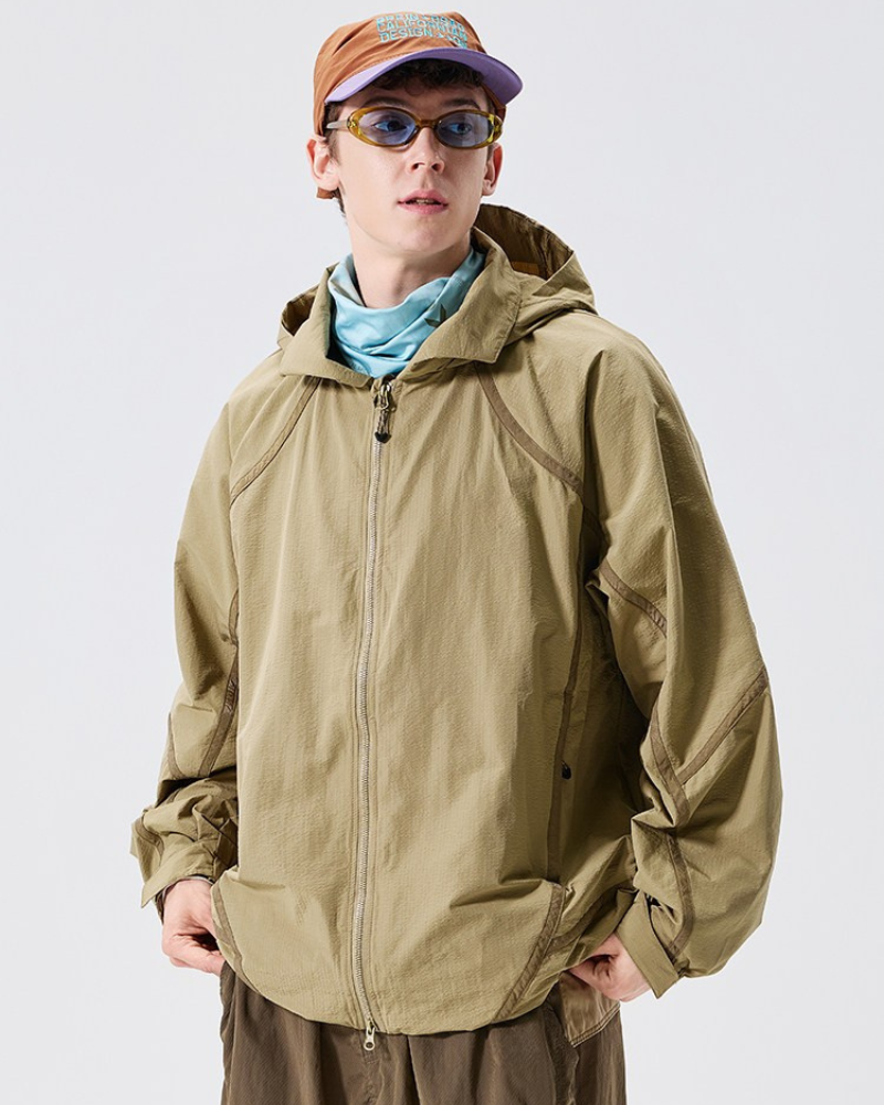 Mountain-style Functional Outdoor Unisex Windproof Jacket