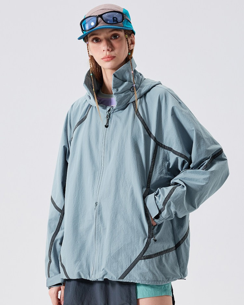 Mountain-style Functional Outdoor Unisex Windproof Jacket