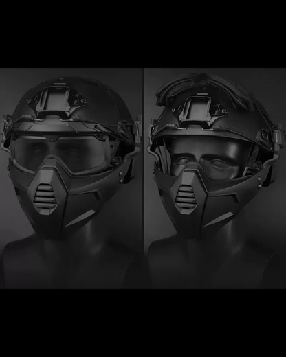 Multi-dimensional Split Outdoor Tactical Helmet &amp; Mask(Sold Separately)