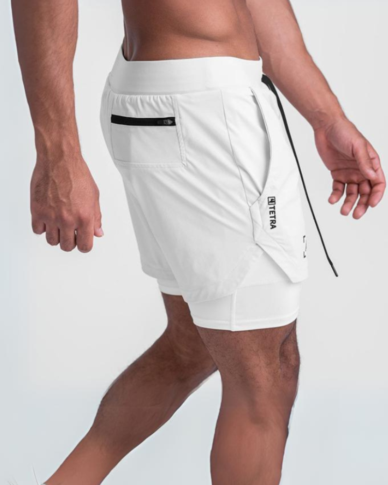 Multi-Pocket Lightweight Mens Running Shorts