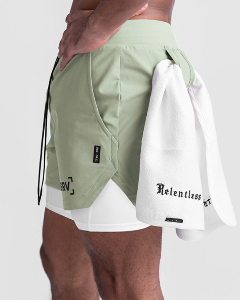 Multi-Pocket Lightweight Mens Running Shorts