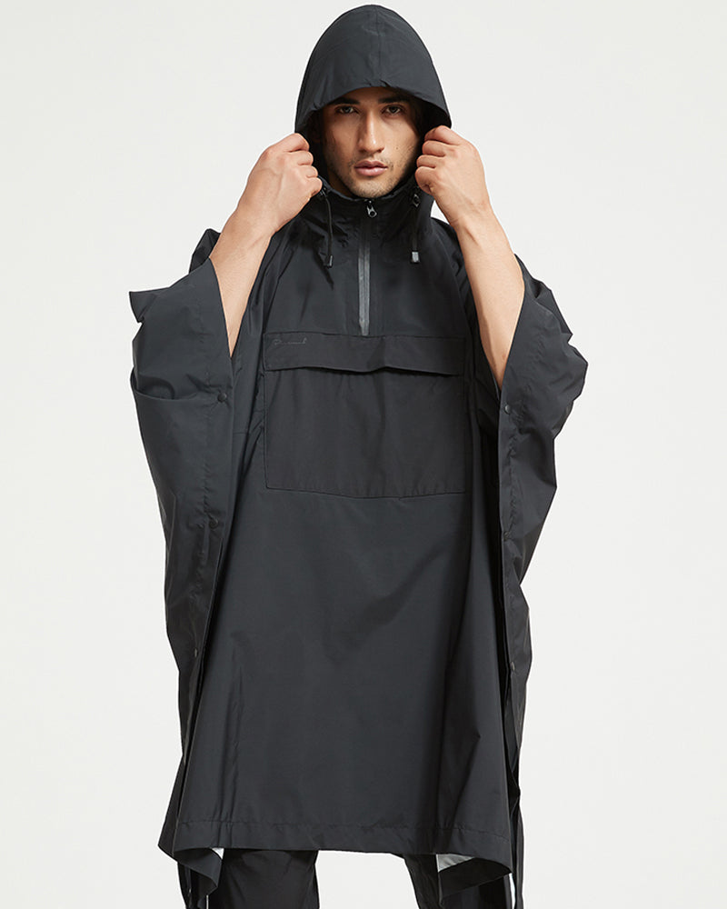 Multifunctional 3L Poncho Rain Coat