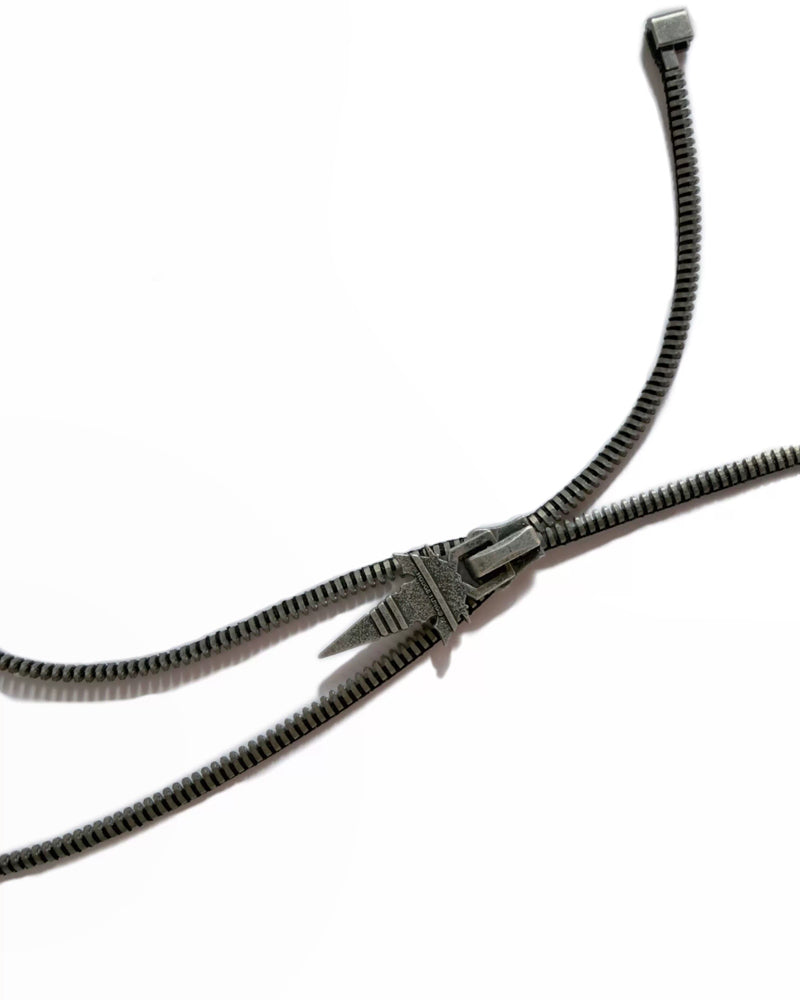Street Punk Decorated Zipper Necklace