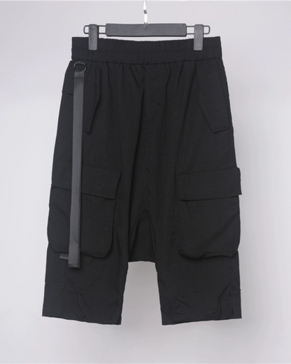 Ninja Techwear Long Cargo Shorts