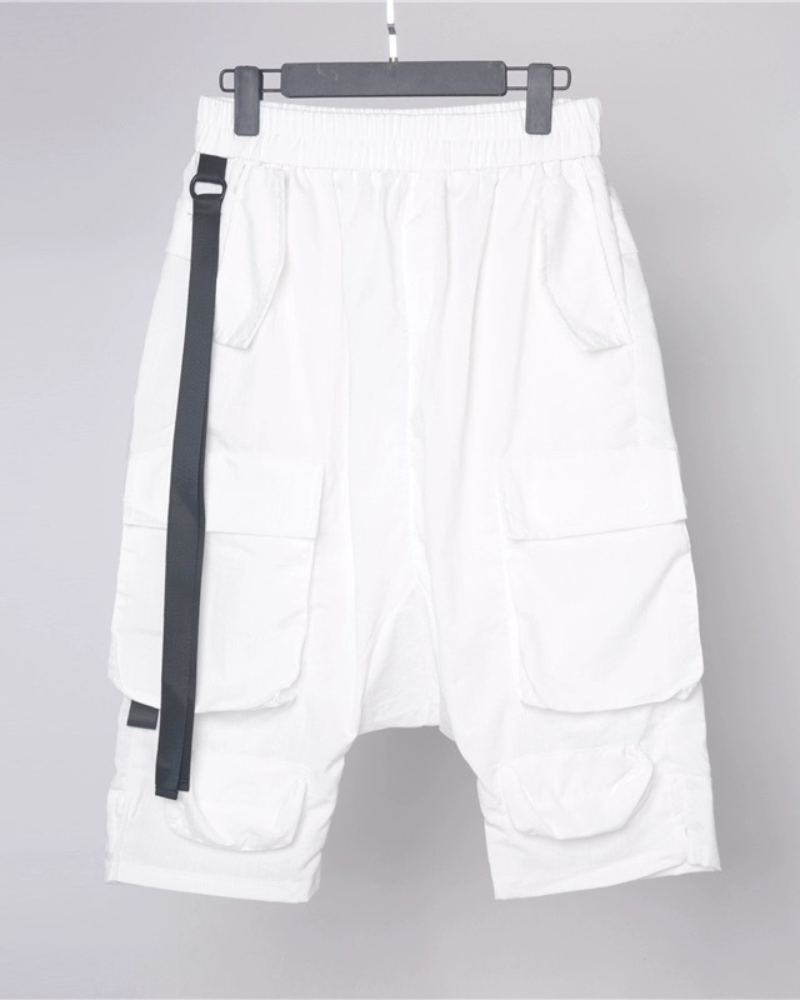 Ninja Techwear Long Cargo Shorts