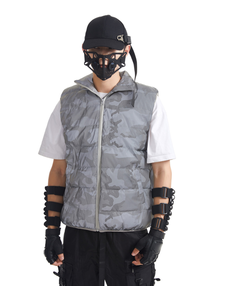 Outdoor Camouflage Reflective Winter Vest