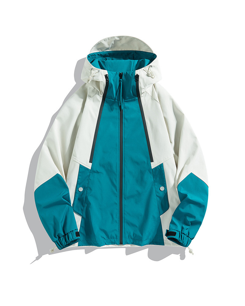 Outdoor Couple Camping Waterproof Jacket