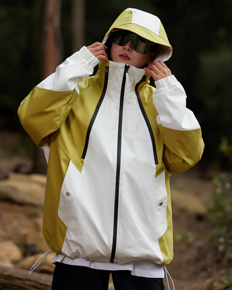 Outdoor Couple Camping Waterproof Jacket