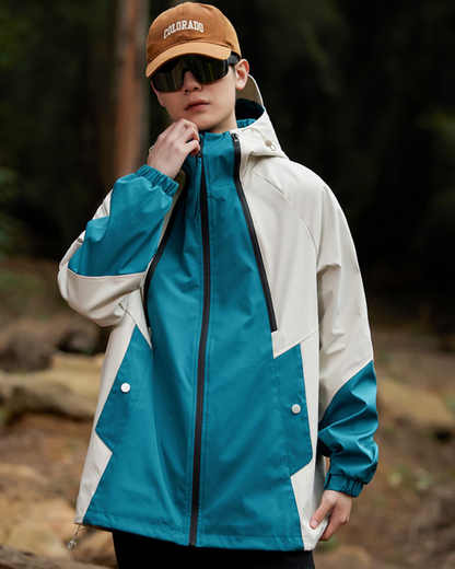 Outdoor Couple Camping Waterproof Jacket