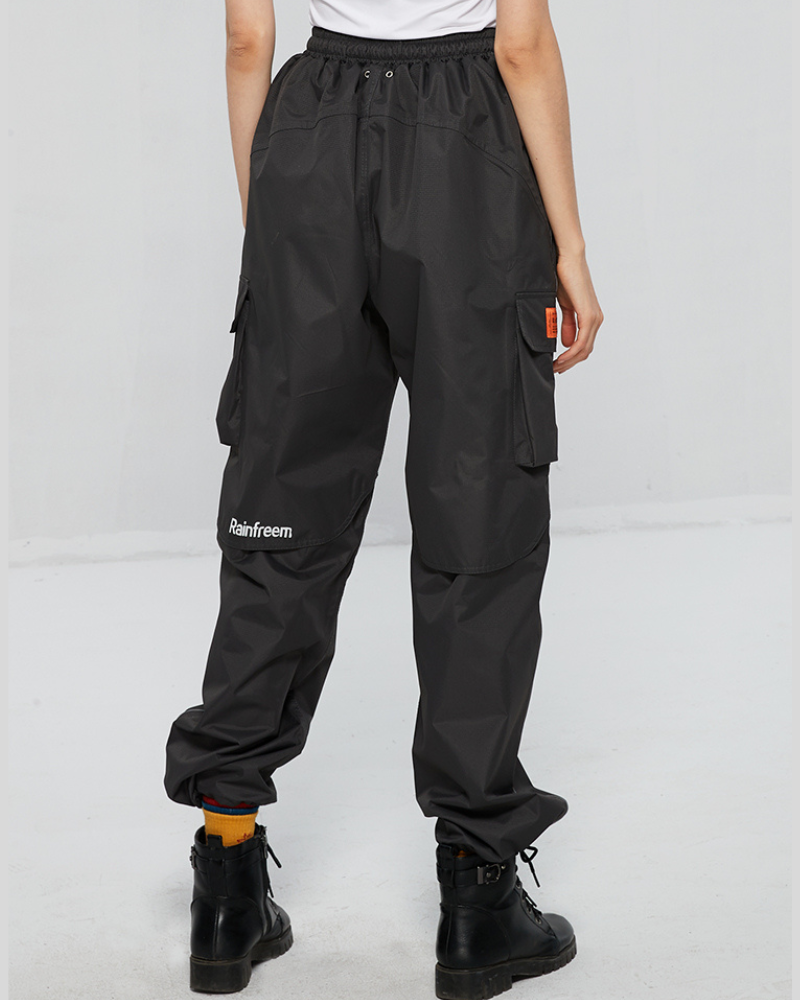 Outdoor Cycling Unisex Cargo Rain Pants