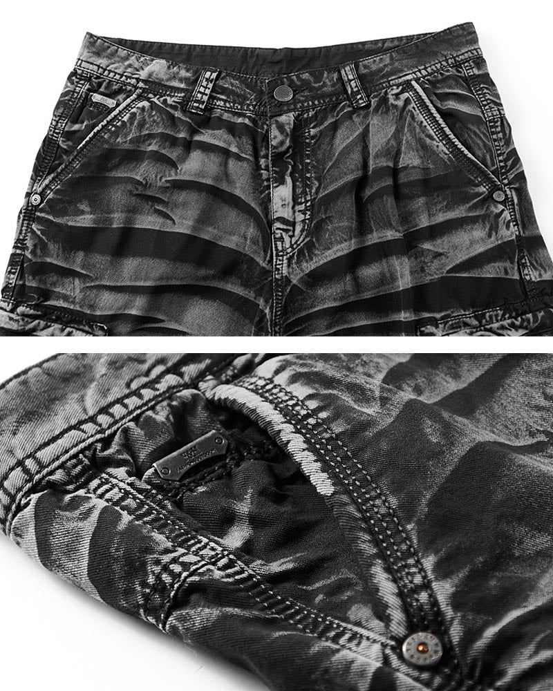 Outdoor Long Camo Jorts | Cargo Shorts