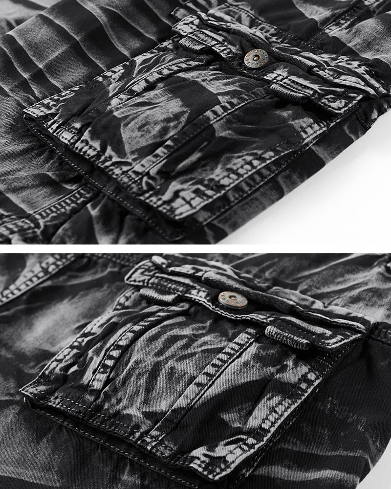 Outdoor Long Camo Jorts | Cargo Shorts