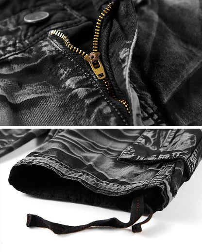 Outdoor Long Camo Jorts | Cargo Shorts