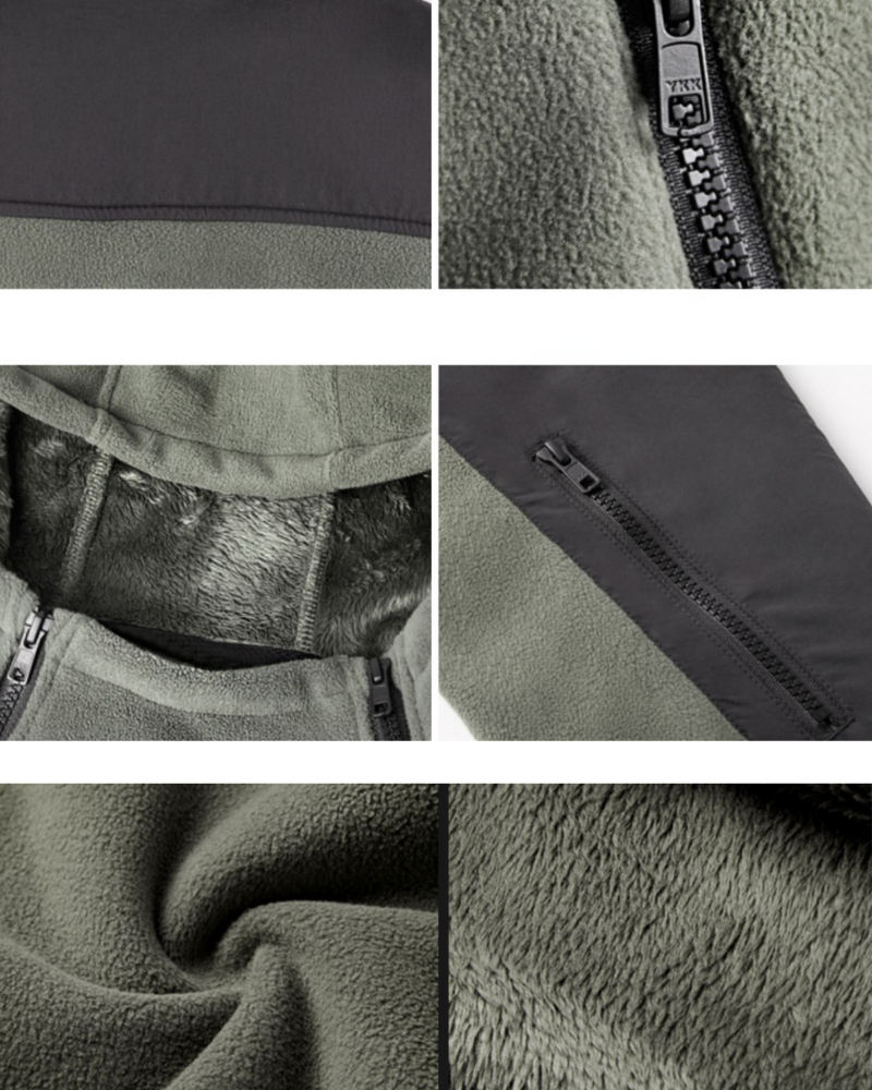 Outdoor Fleece-lined Thickened Tactical Hoodie