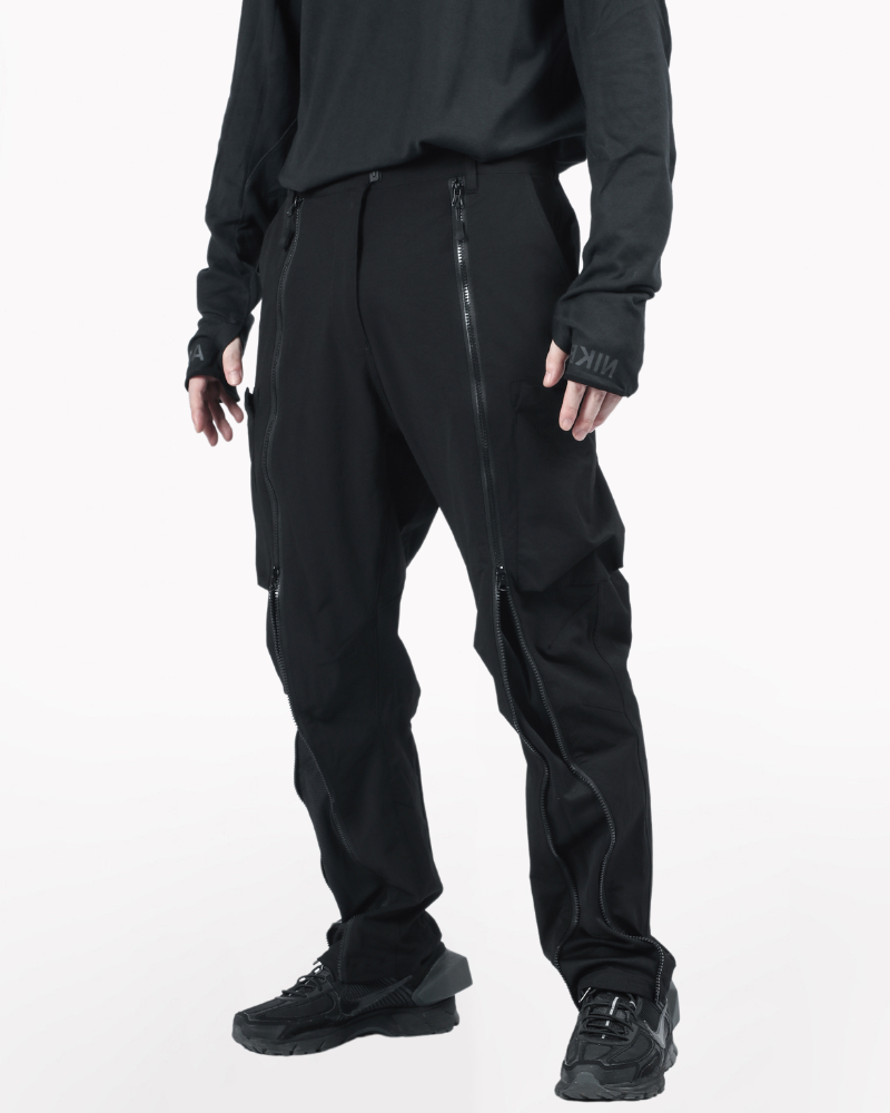 Outdoor Functional 3D Pocket Zipper Cargo Pants