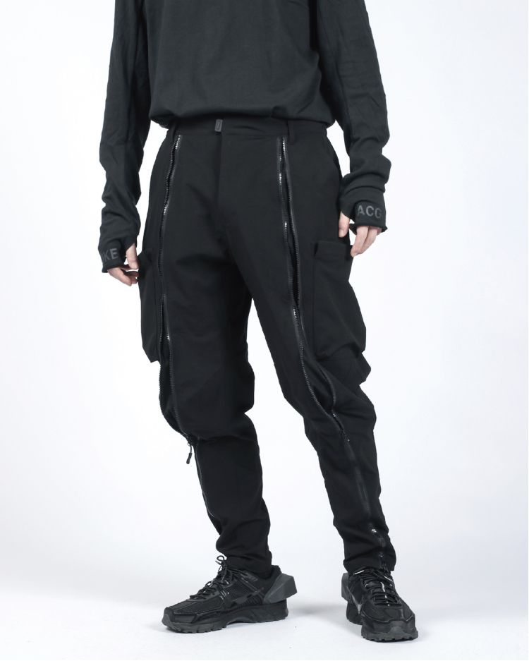 Outdoor Functional 3D Pocket Zipper Cargo Pants