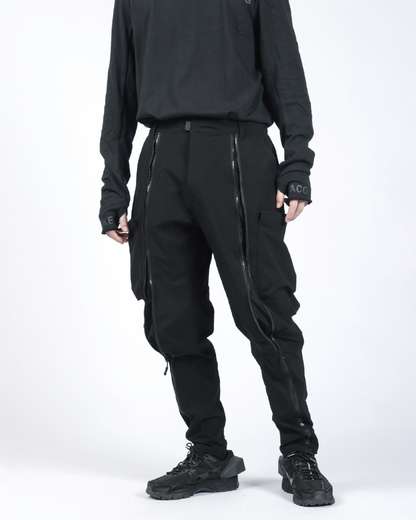 Outdoor Functional 3D Pocket Zipper Cargo Pants