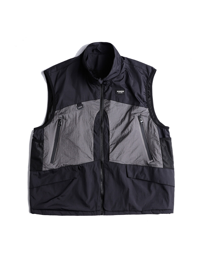 Outdoor Functional Stand Collar Cargo Vest