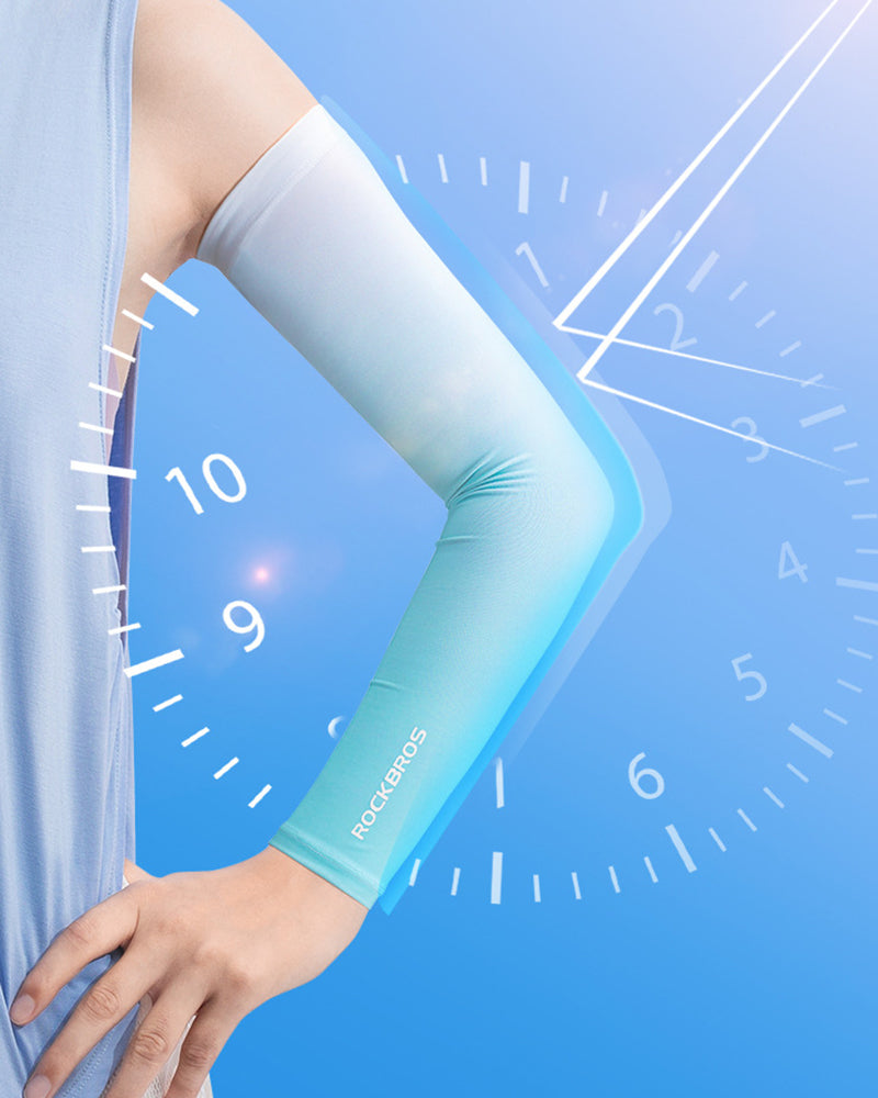 Outdoor Gradient Color Ice Silk Sun Protection Sleeves