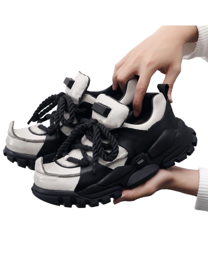 Outdoor Hiking Boots Punk Chunky Dad Shoes