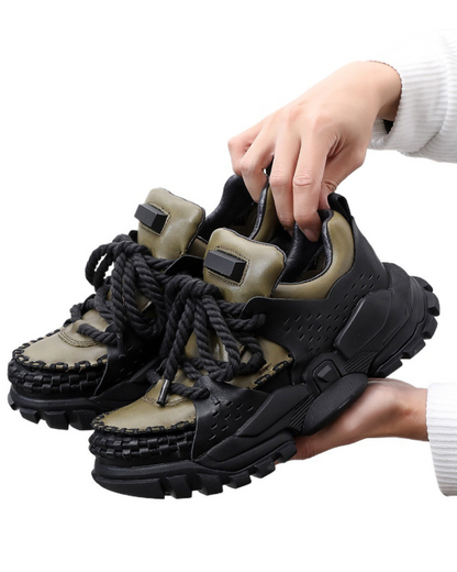 Punk Chunky Dad Shoes Outdoor Hiking Shoes