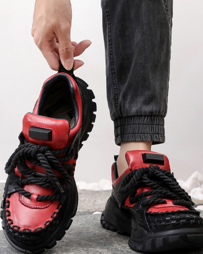 Punk Chunky Dad Shoes Outdoor Hiking Shoes