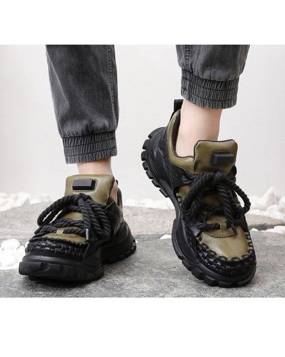 Punk Chunky Dad Shoes Outdoor Hiking Shoes
