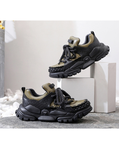 Punk Chunky Dad Shoes Outdoor Hiking Shoes