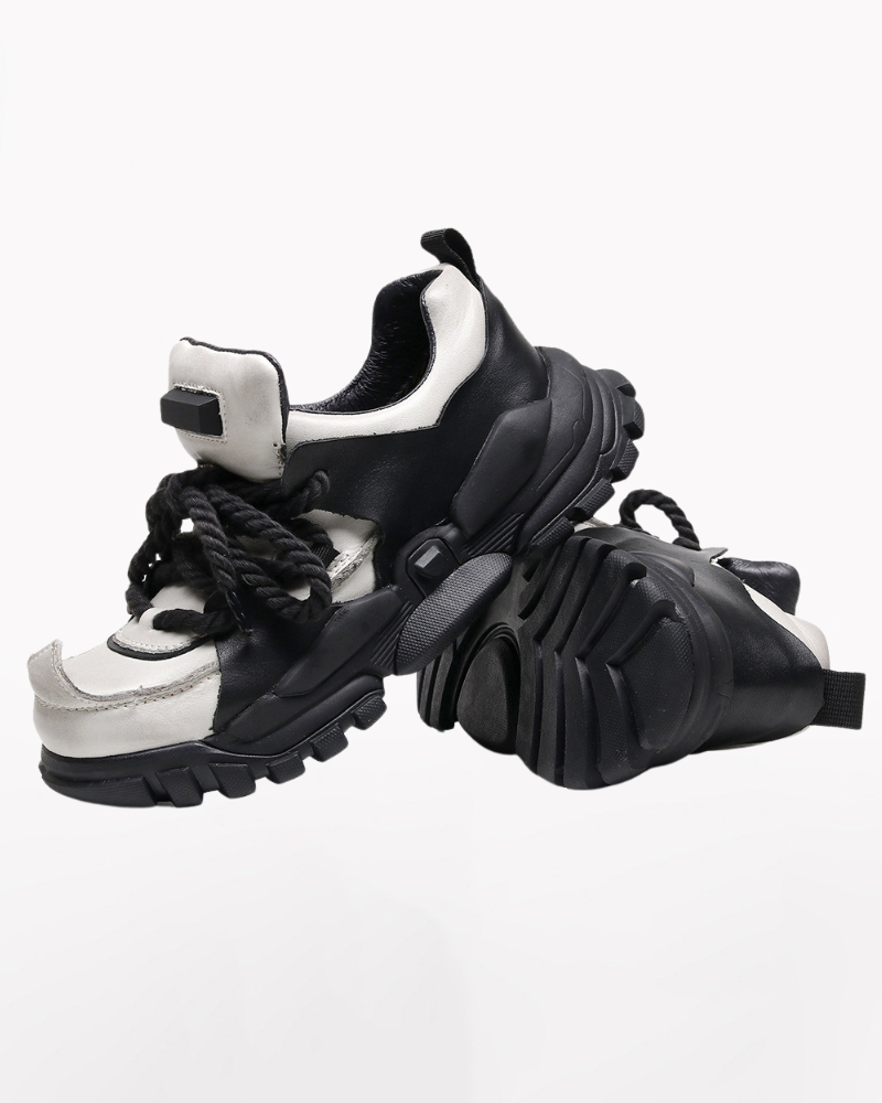 Outdoor Hiking Boots Punk Chunky Dad Shoes