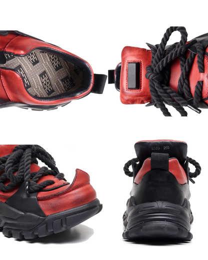 Outdoor Hiking Boots Punk Chunky Dad Shoes