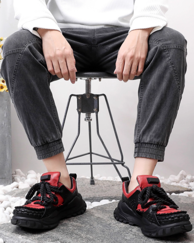 Punk Chunky Dad Shoes Outdoor Hiking Shoes