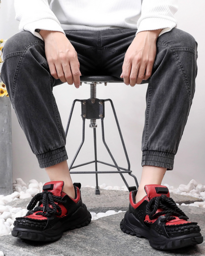 Punk Chunky Dad Shoes Outdoor Hiking Shoes