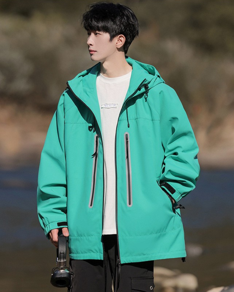 Outdoor Hiking Camping Unisex Reflective Jacket