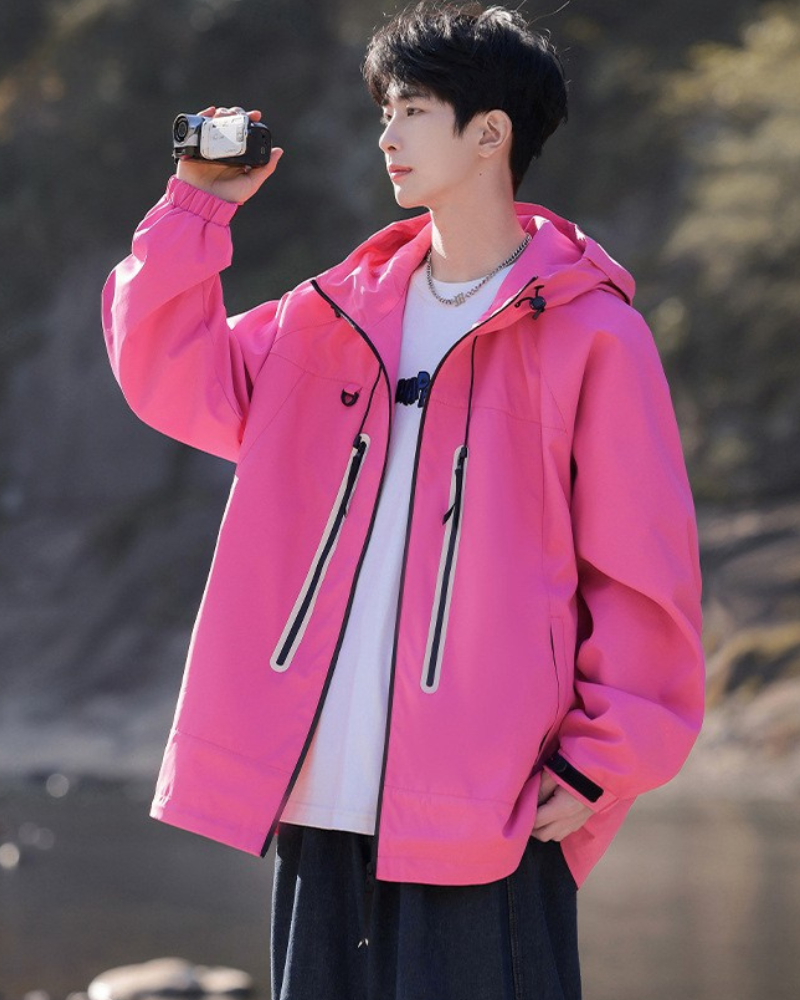 Outdoor Hiking Camping Unisex Reflective Jacket