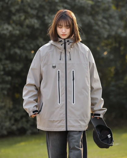 Outdoor Hiking Camping Unisex Reflective Jacket