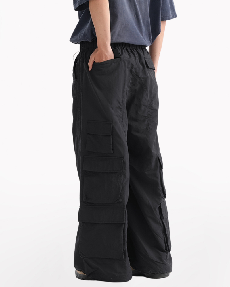 Outdoor Hiking Unisex Multi-Pocket Cargo Baggy Pants