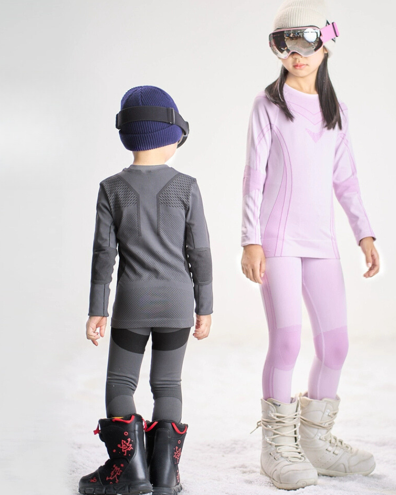 Outdoor Kids Ski Quick-Qry Breathable High Stretch Thermal Base Layer