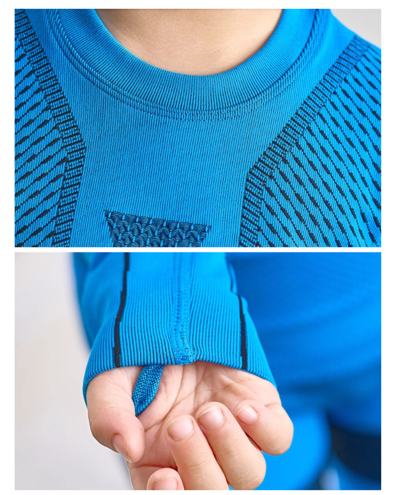 Outdoor Kids Ski Quick-Qry Breathable High Stretch Thermal Base Layer