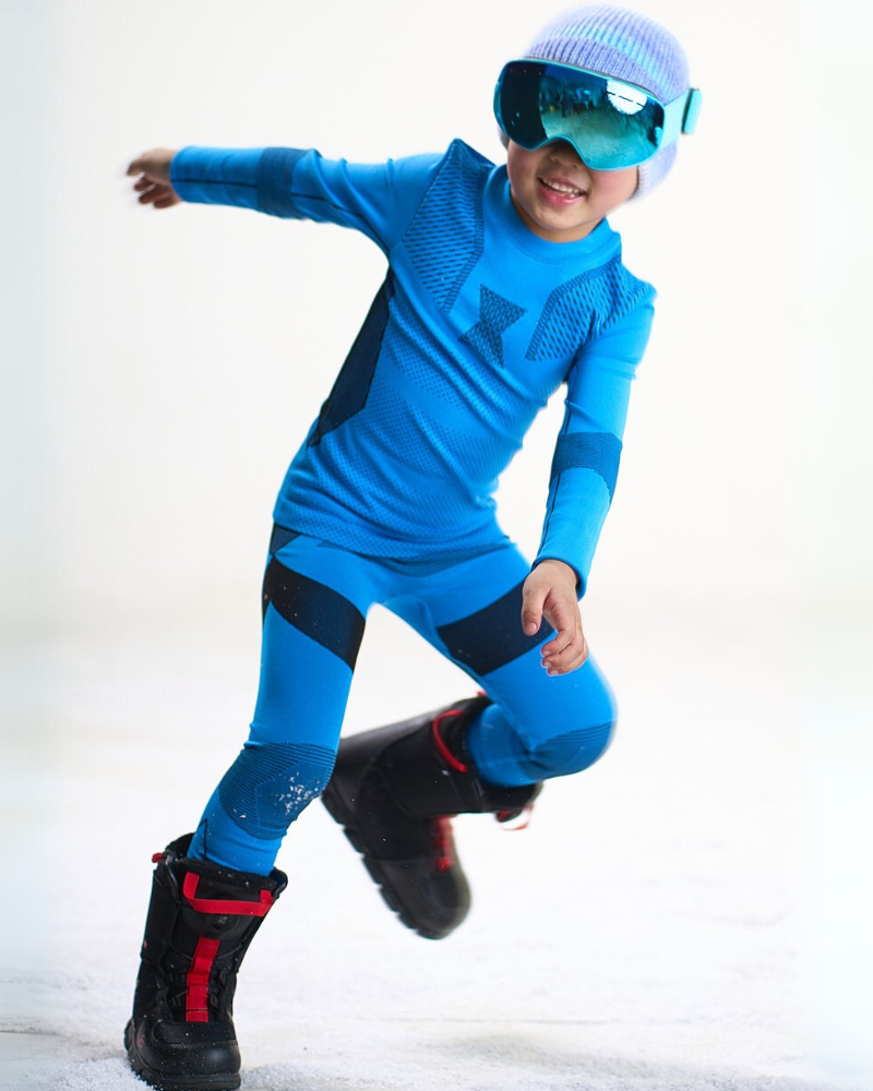 Outdoor Kids Ski Quick-Qry Breathable High Stretch Thermal Base Layer