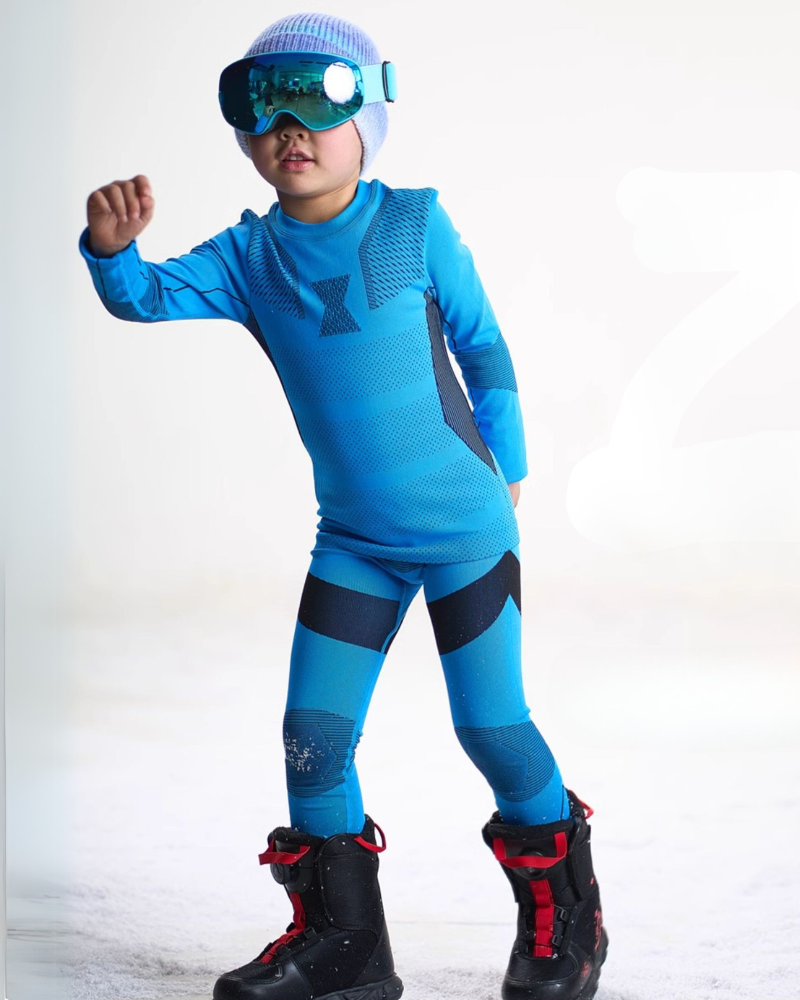 Outdoor Kids Ski Quick-Qry Breathable High Stretch Thermal Base Layer