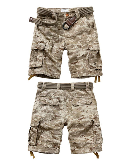 Outdoor Multi-Pocket Camo Jorts | Cargo Shorts