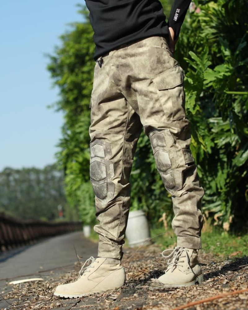 Outdoor Riding Knee Pads Tactical Cargo Pants